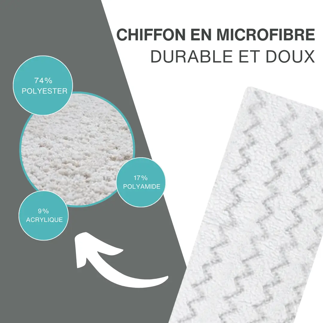 Achaté Chiffon vapeur - 2 pièces - Image 5
