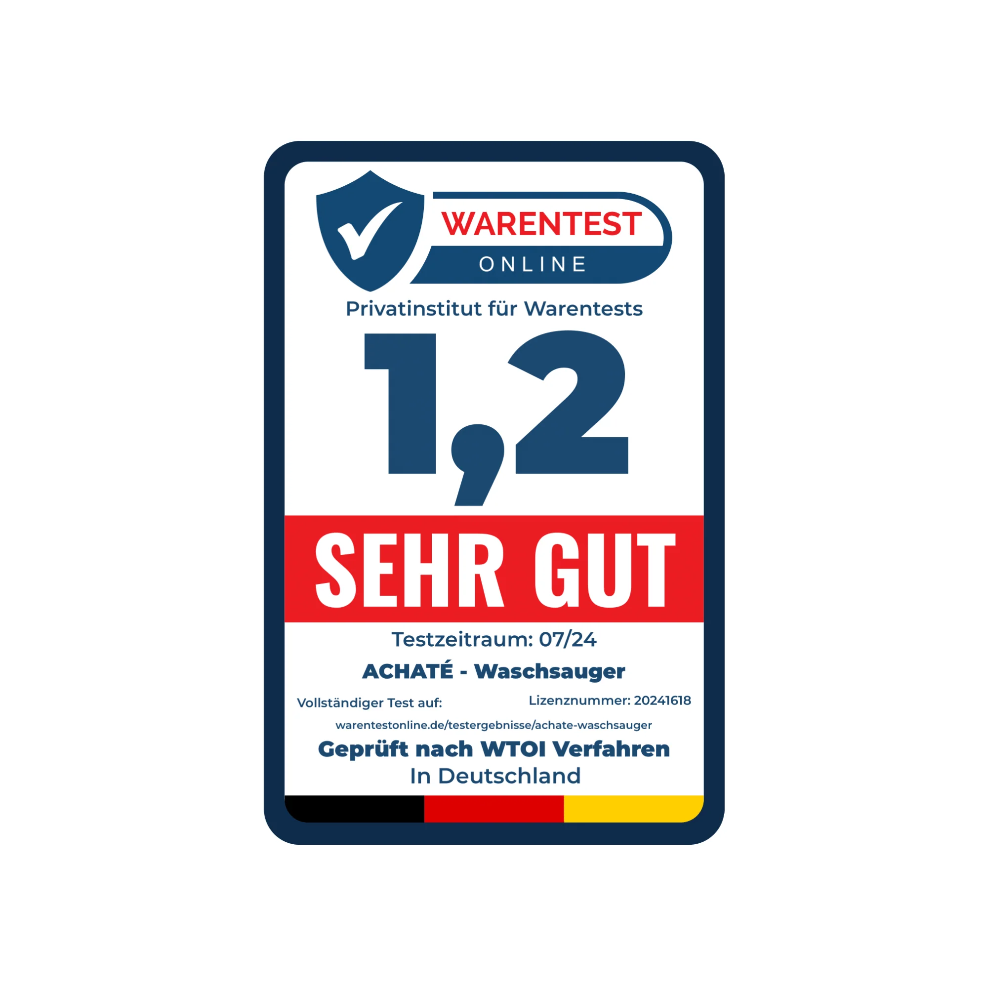 Achaté Waschsauger mit Dampf und heißem Wasser - Image 12